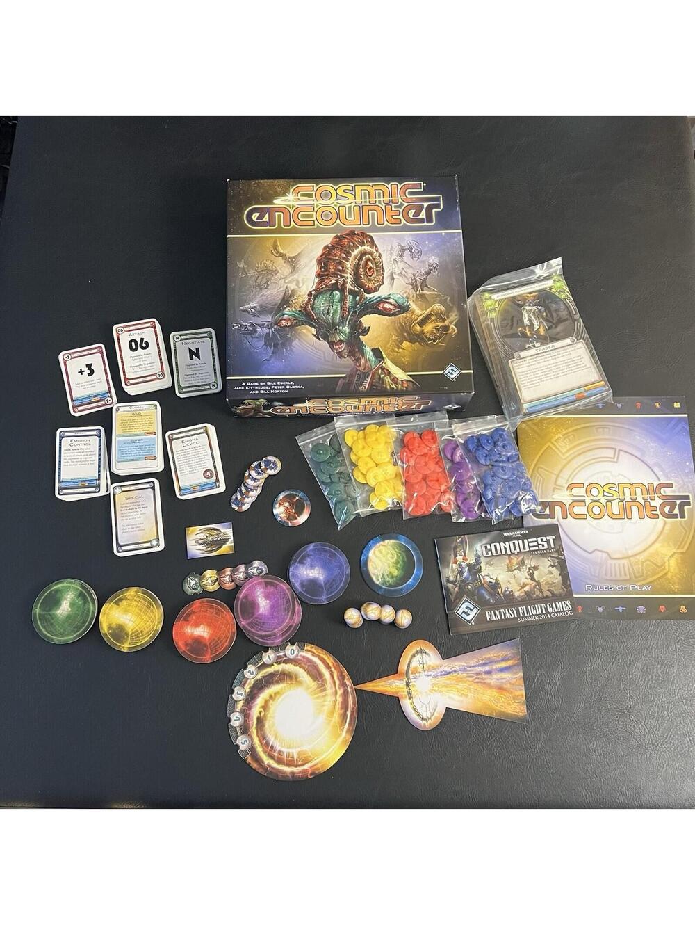 Cosmic Encounter Board Game Fantasy Flight Games 2008 Edition Complete